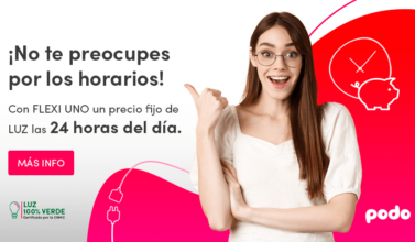 Horas baratas de luz con las tarifas Podo