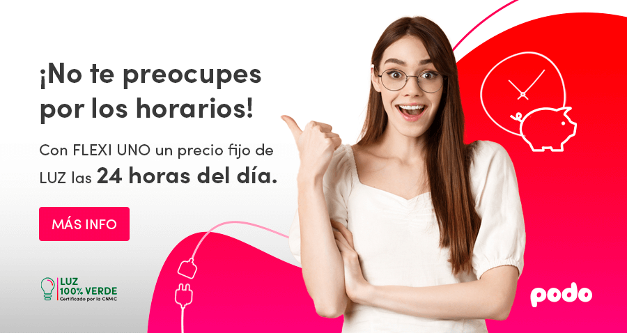 Horas baratas de luz con las tarifas Podo