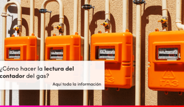 Contadores de gas para la lectura