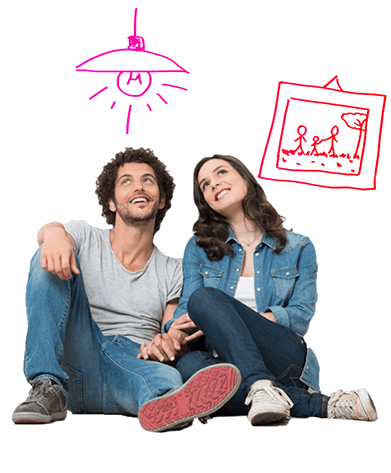 Pareja con tarifa fija de luz Podo Pareja con tarifa fija de luz Podo
